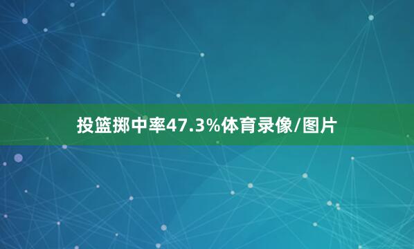 投篮掷中率47.3%体育录像/图片