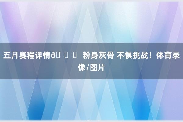 五月赛程详情🆚 粉身灰骨 不惧挑战！体育录像/图片
