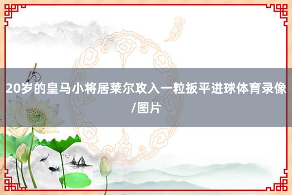 20岁的皇马小将居莱尔攻入一粒扳平进球体育录像/图片
