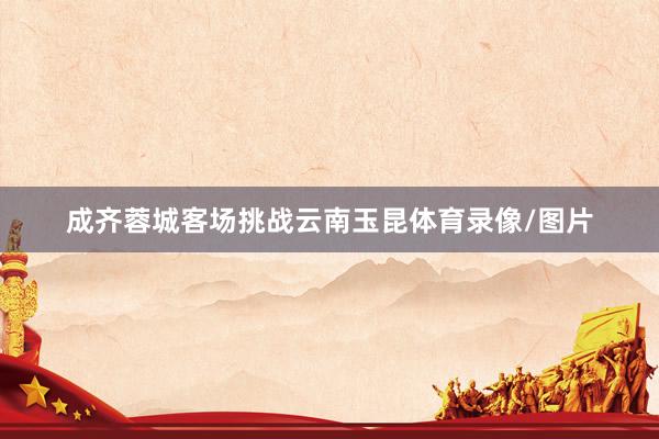 成齐蓉城客场挑战云南玉昆体育录像/图片