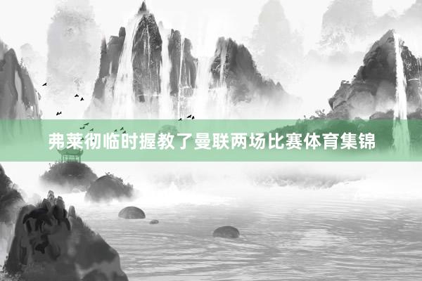 弗莱彻临时握教了曼联两场比赛体育集锦
