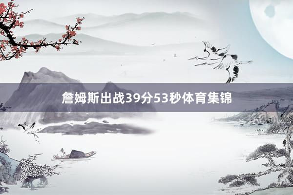 詹姆斯出战39分53秒体育集锦